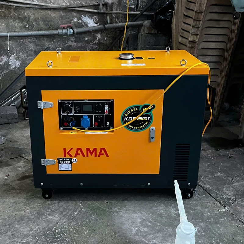 Máy Phát Điện Chạy Dầu 8Kw Kama KDE9800T Siêu Cách Âm - Thumbnail 7