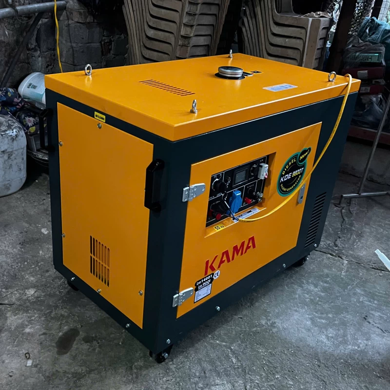 Máy Phát Điện Chạy Dầu 8Kw Kama KDE9800T Siêu Cách Âm - Thumbnail 8
