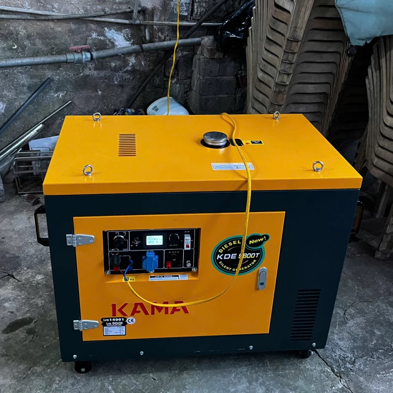 Máy Phát Điện Chạy Dầu 8Kw Kama KDE9800T Siêu Cách Âm - Thumbnail 3