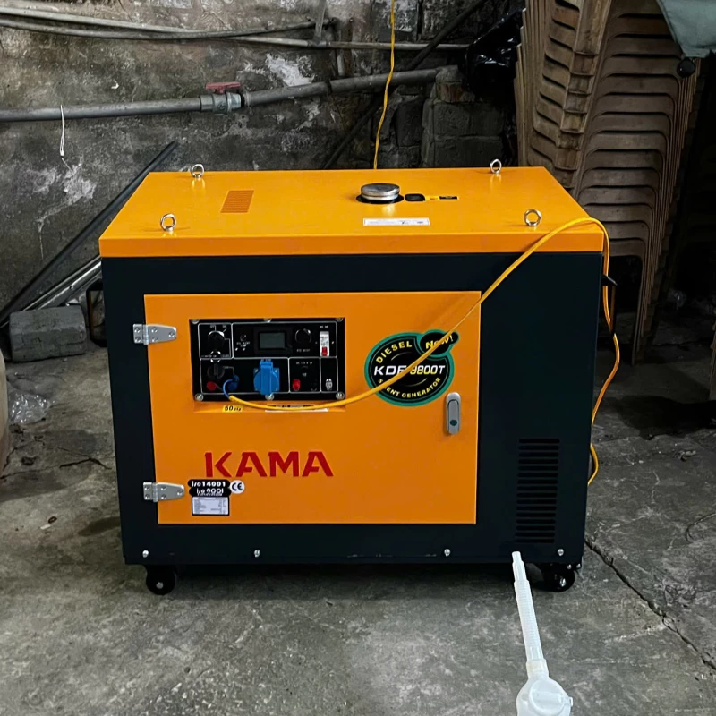 Máy Phát Điện Chạy Dầu 8Kw Kama KDE9800T Siêu Cách Âm - Thumbnail 9