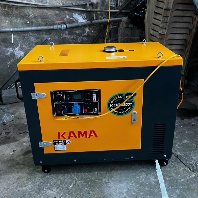 Máy Phát Điện Chạy Dầu 8Kw Kama KDE9800T Siêu Cách Âm - Thumbnail 4