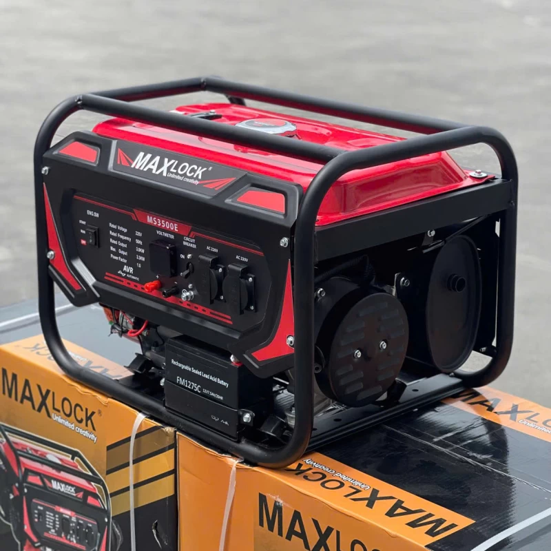 Máy Phát Điện Chạy Xăng 3Kw Maxlock MS3500E Đề - Thumbnail 2