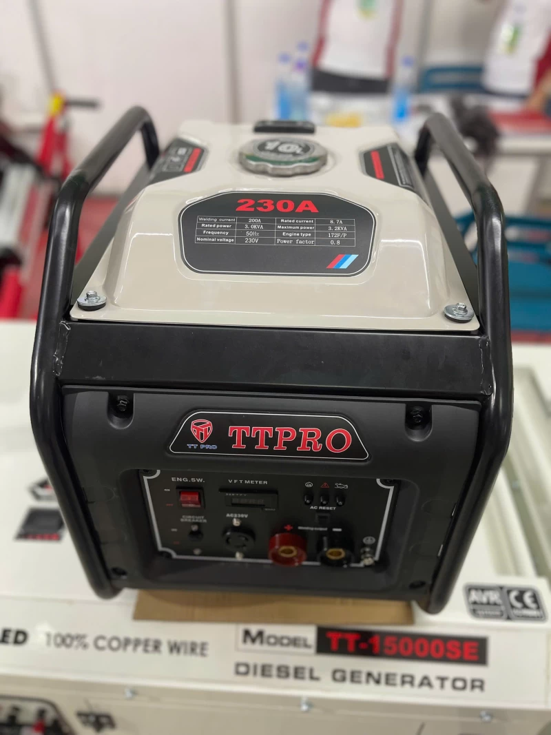 Máy Phát Hàn 230A Chạy Xăng 2.5Kw TTPRO Điện 220V - Thumbnail 6