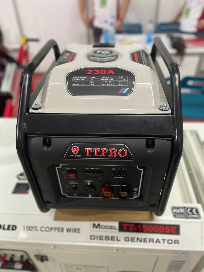 Máy Phát Hàn 230A Chạy Xăng 2.5Kw TTPRO Điện 220V - Thumbnail 5