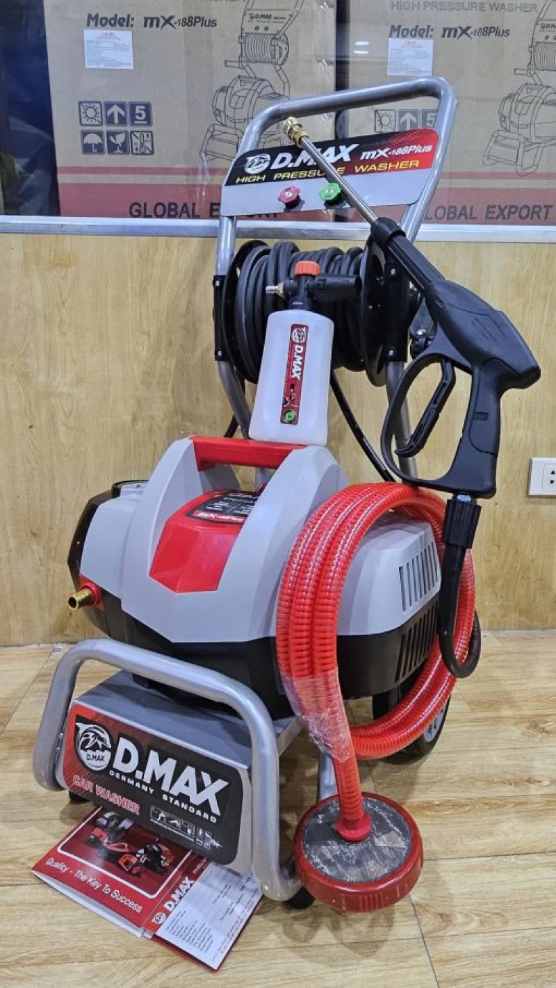 Máy phun xịt áp lực DMAX MX-188PLUS 3250W, RULO CUỘN DÂY - Thumbnail 1