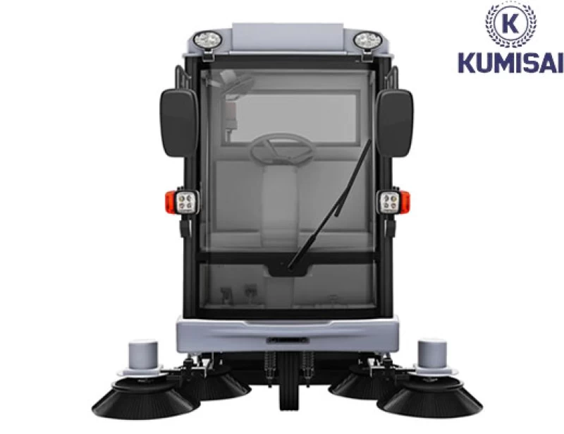 Máy quét rác công nghiệp ngồi lái Kumisai KMS 1900A - Thumbnail 3