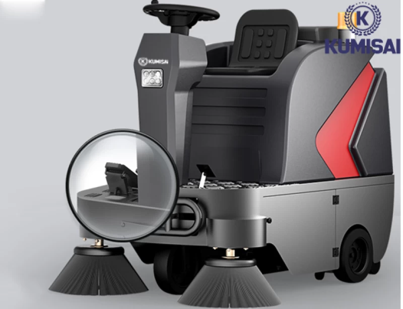 Máy quét rác công nghiệp ngồi lái Kumisai KMS GS1 - Thumbnail 1