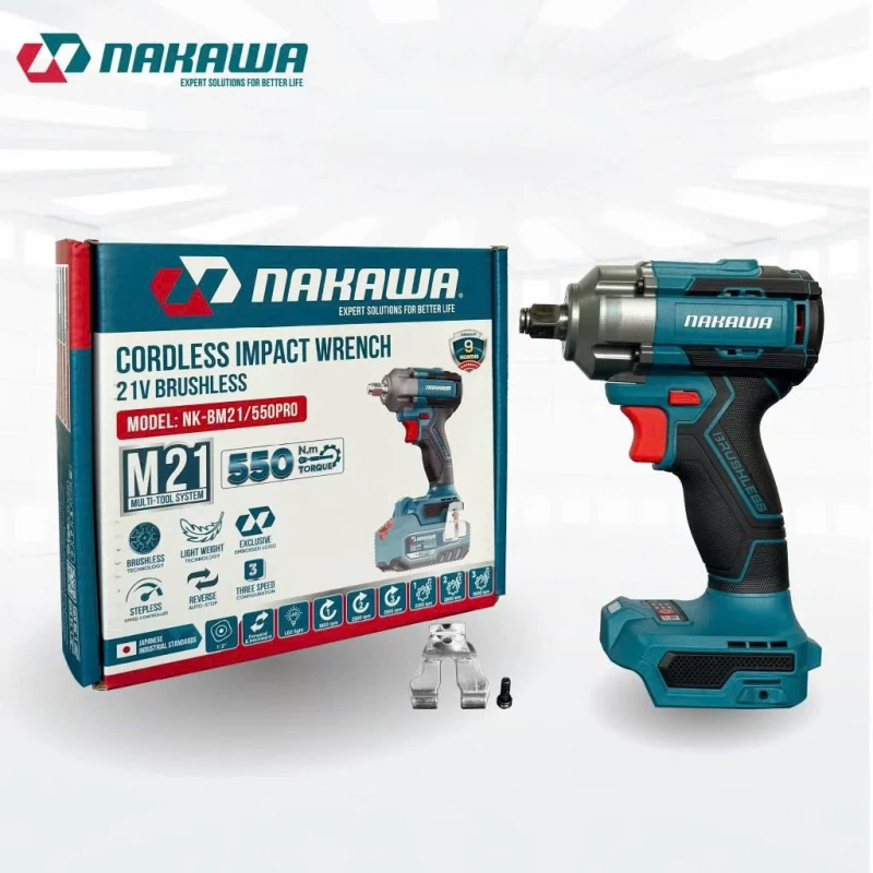 Máy siết bu lông pin NAKAWA NK-BM21/550PRO - Thumbnail 5