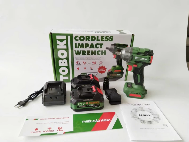 Máy Siết Bu Lông Pin Toboki 21V TK-IW330 - Ảnh 3
