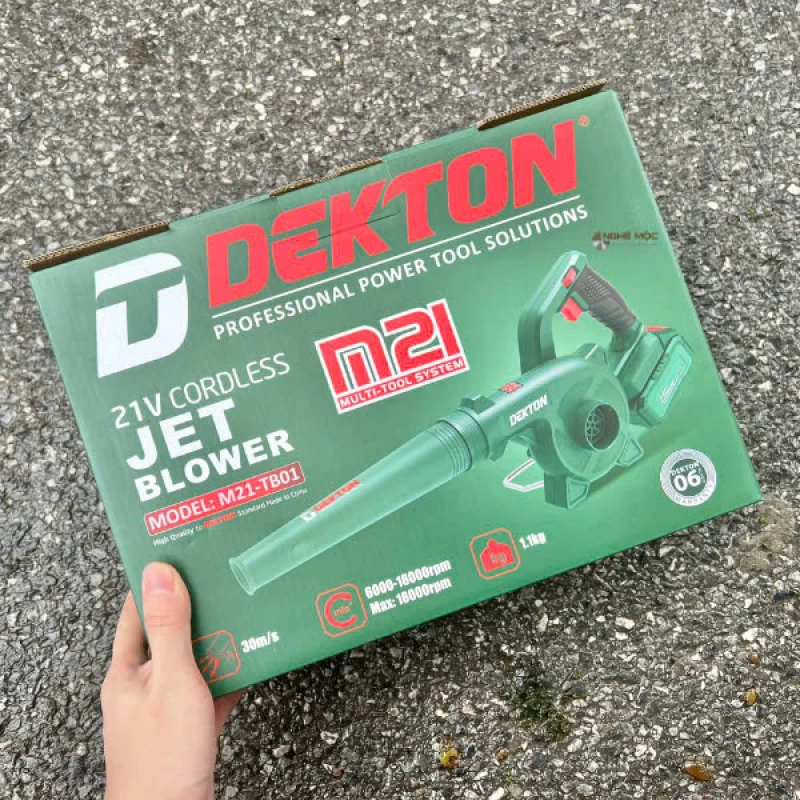 Máy thổi dùng pin Dekton M21-TB01 - Thumbnail 7