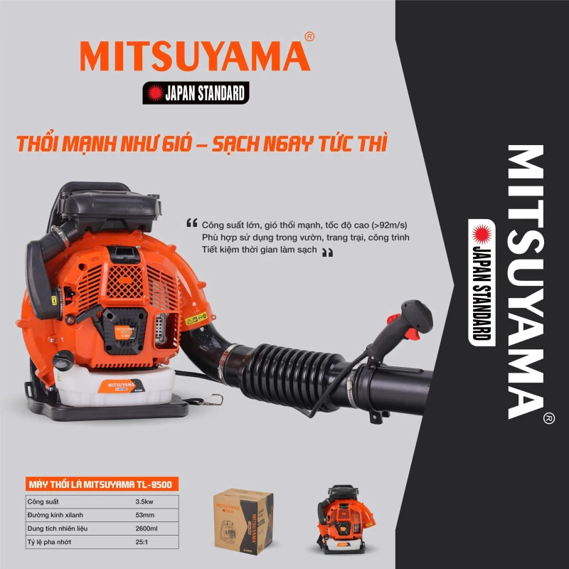 Máy Thổi Lá 2 Thì Mitsuyama TL-9500 - Ảnh 4