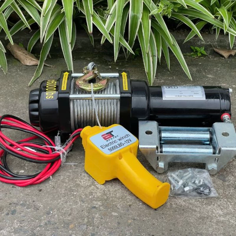 Máy tời điện ắc quy BENTOT 5000LBS 12V-2268Kg - Thumbnail 2
