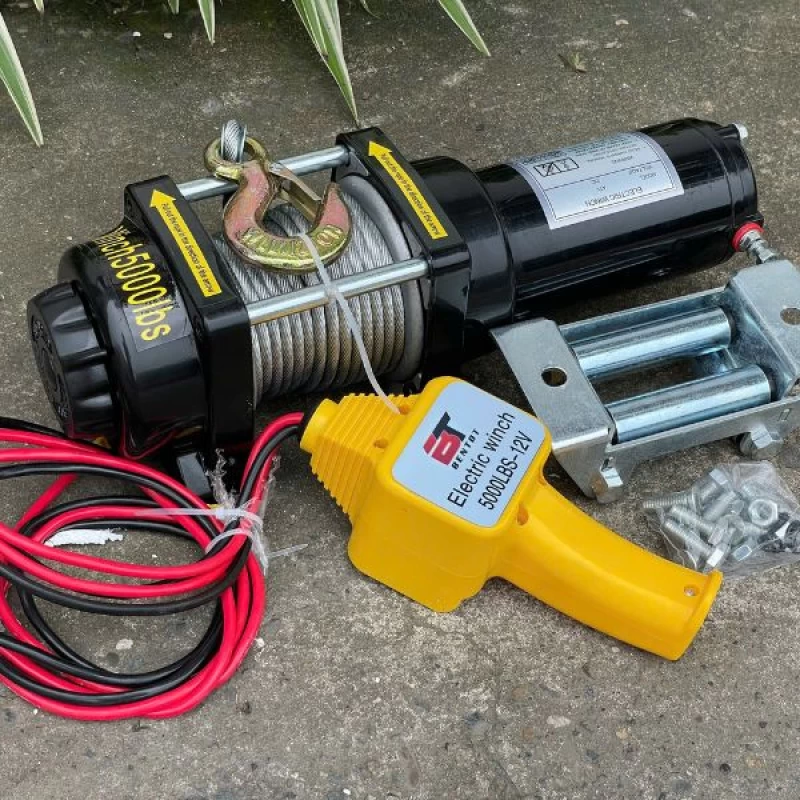 Máy tời điện ắc quy BENTOT 5000LBS 12V-2268Kg - Thumbnail 4