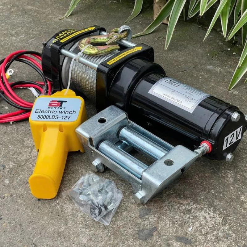 Máy tời điện ắc quy BENTOT 5000LBS 12V-2268Kg - Thumbnail 3