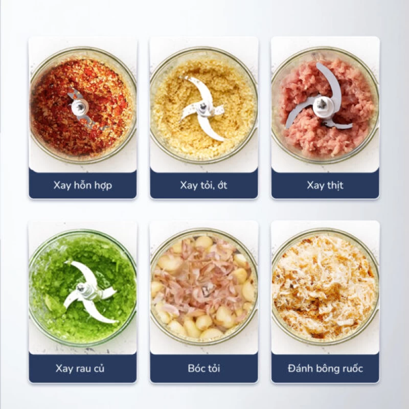 Máy xay thịt KALITE KM355 đa năng dung tích 2L - Thumbnail 3