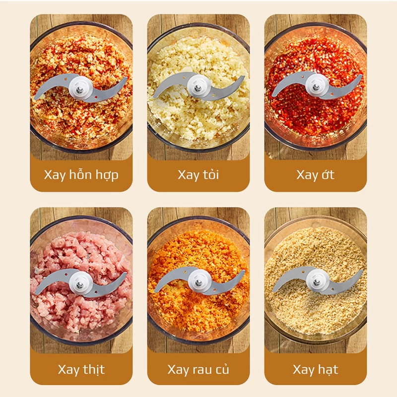 Máy Xay Thực Phẩm Đa Năng OLIVO FC21 - Dung Tích 2.1L - Công Suất 500W - Thumbnail 16