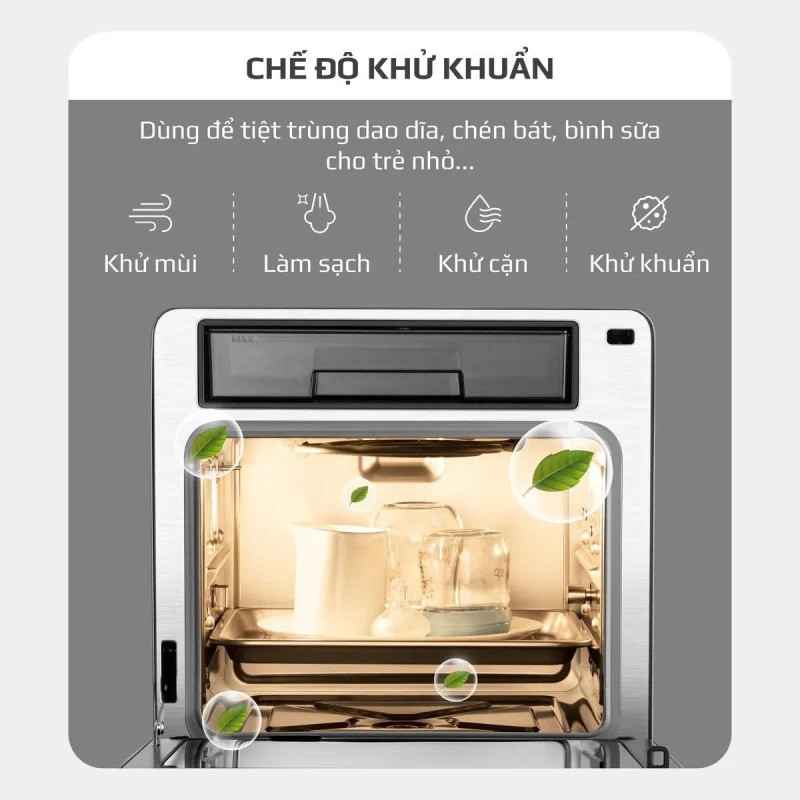 Nồi Chiên Hấp Đa Năng OLIVO SF16 PRO 2025 - 70 Chế Độ Cài Sẵn, Toàn Bộ Khoang Nồi Và Phụ Kiện Bằng Inox 304 Cao Cấp, Dung Tích 16L, Vệ Sinh Dễ Dàng - Thumbnail 18