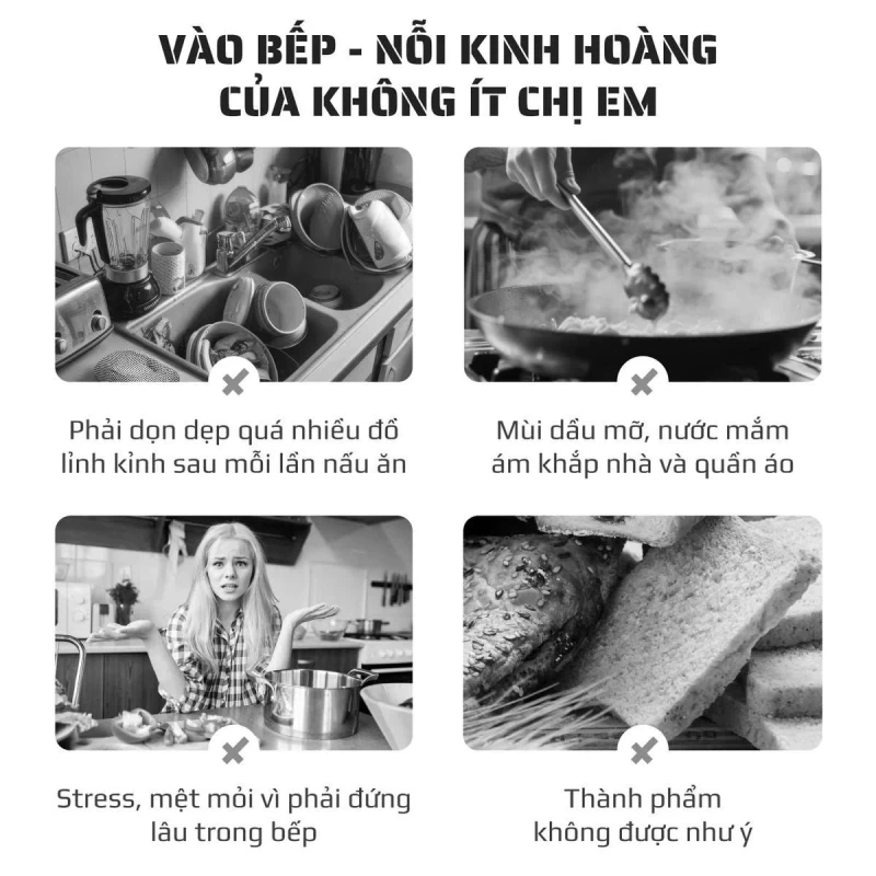 Nồi Chiên Hấp Đa Năng OLIVO SF20 PRO - Dung tích vượt trội 20L, Ứng dụng công nghệ hiện đại bậc nhất - Hấp Nano Steam/Chiên Eco Fry, 70 Chế Độ Cài Sẵn,Vệ Sinh Dễ Dàng - Thumbnail 3