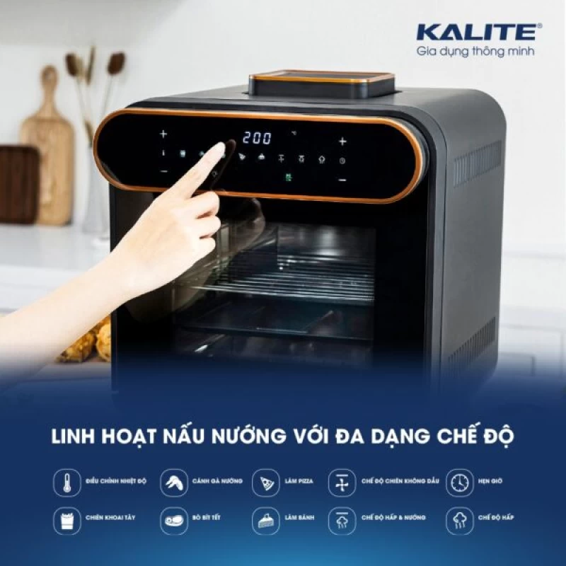 Nồi chiên hơi nước KALITE STEAM PRO 15 lít, 3 trong 1 - Thumbnail 9