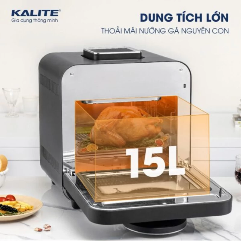 Nồi chiên hơi nước KALITE STEAM STAR 15 lít, đa năng - Ảnh 6