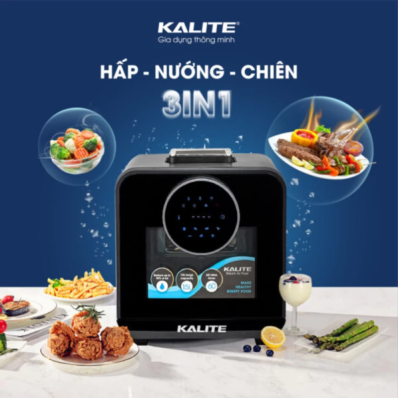 Nồi chiên hơi nước KALITE STEAM STAR 15 lít, đa năng - Ảnh 10