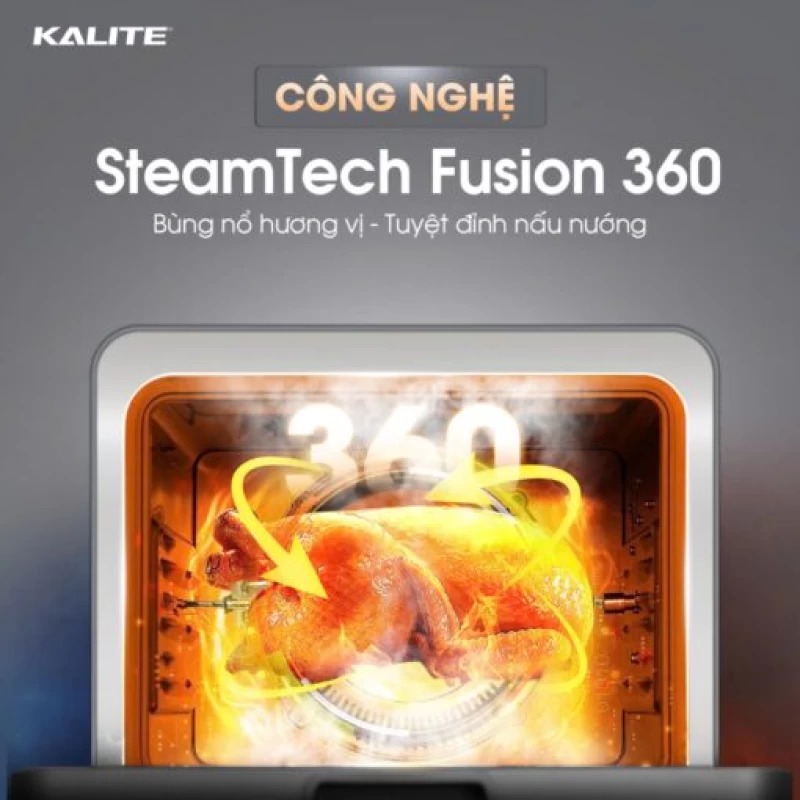 Nồi chiên hơi nước KALITE STEAM ULTRA 360, dung tích 20l, 4in, công nghệ SteamTech Fusion 360 - Thumbnail 3