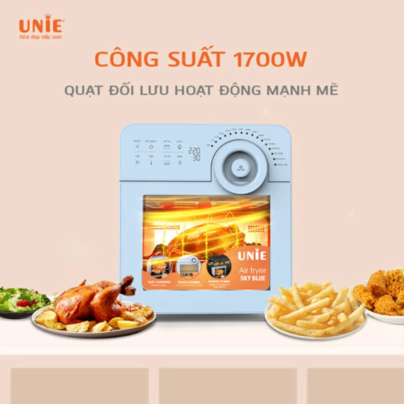 Nồi chiên không dầu UNIE SKY BLUE - Thumbnail 7