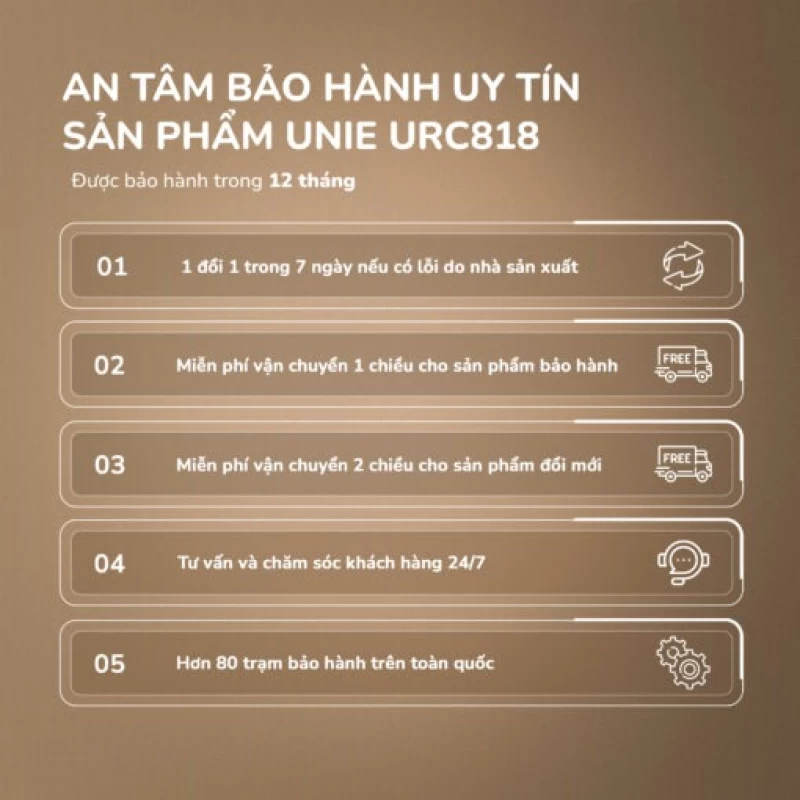 Nồi cơm điện lòng gốm cao cấp UNIE URC818, chống dính tự nhiên, dung tích 1,8L - Thumbnail 2