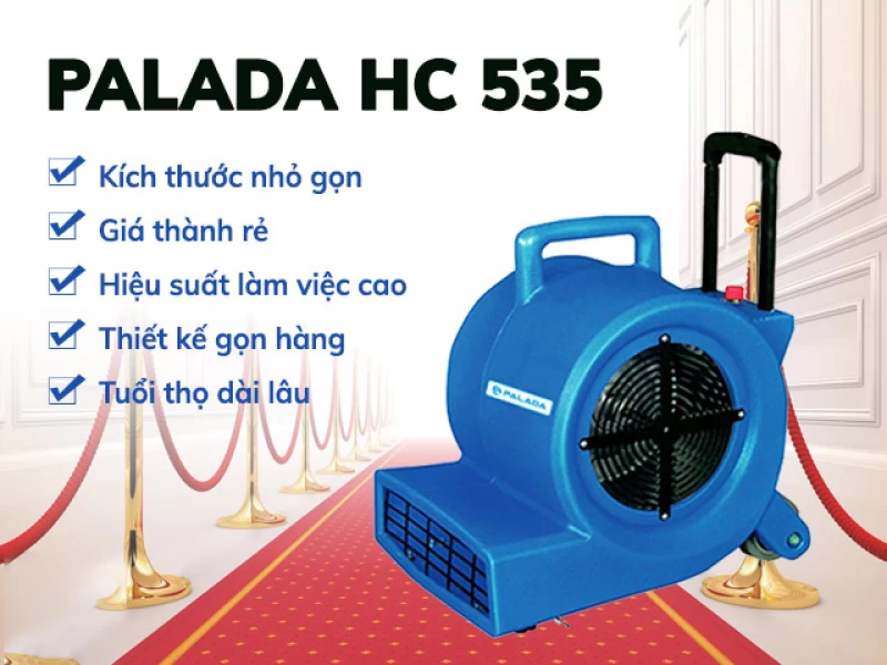 Quạt Thổi Khô Sàn Nhà Palada HC535 - Thumbnail 3
