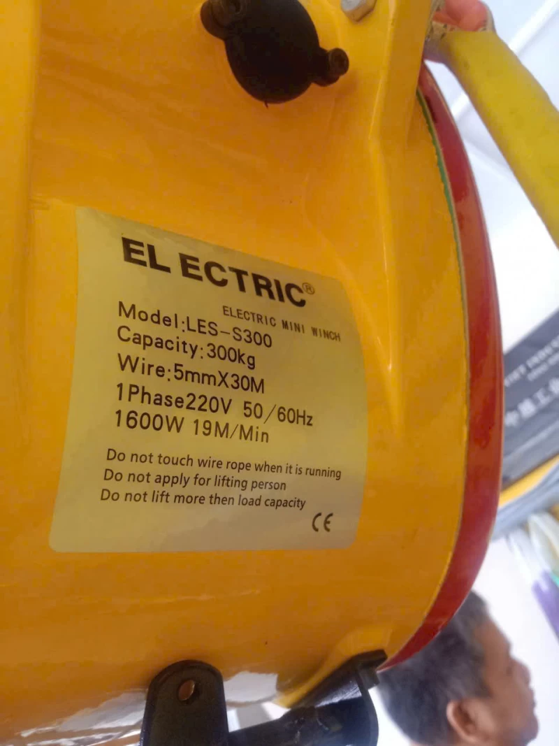 Tời điện KOIO S300 30m 300kg 220V nhanh - Thumbnail 1