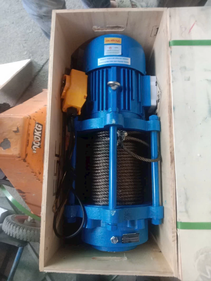 Tời điện Nitto KCD500/1000-30m 380V 400/800kg - Ảnh 1