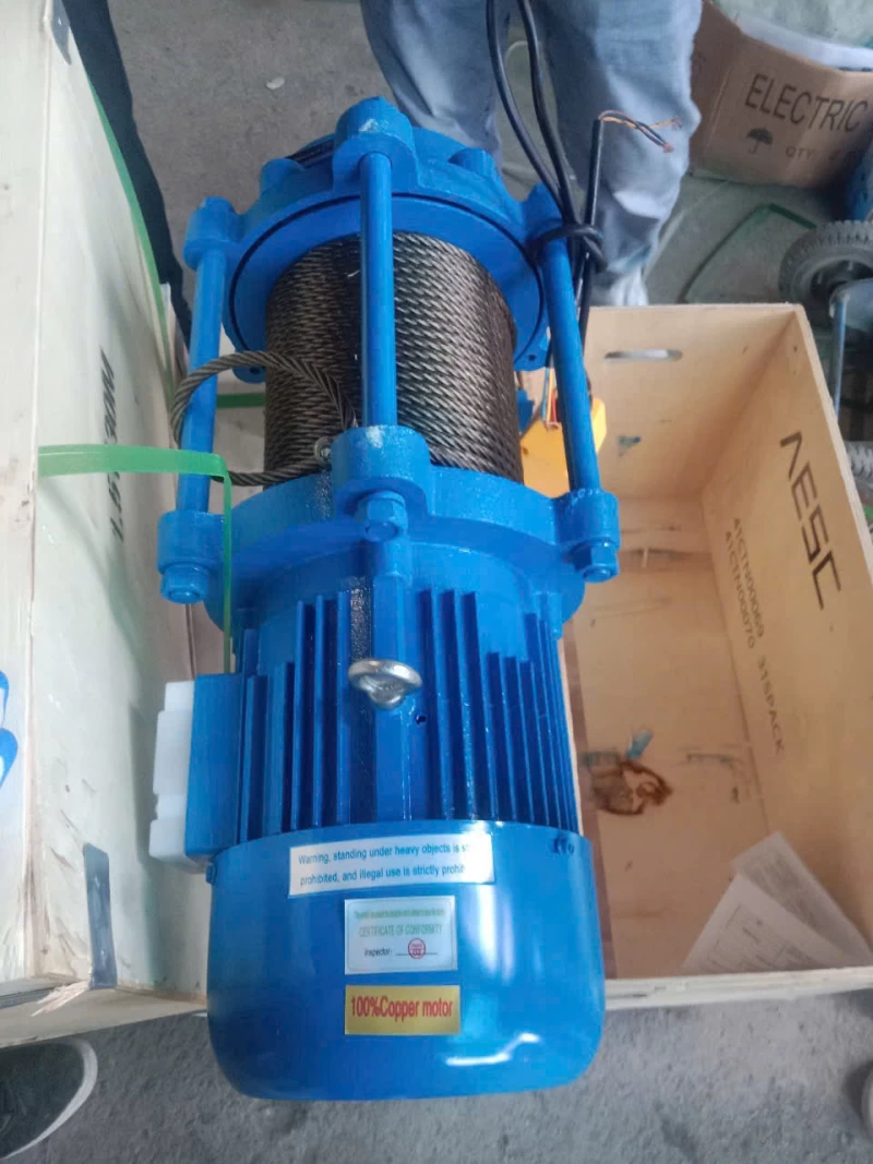 Tời điện Nitto KCD750/1500-100m 380V 362/724kg - Ảnh 2