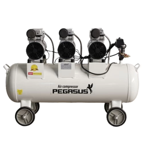 Máy Nén Khí Không Dầu Giảm Âm Pegasus 3Hp 70L TM-OF750x3-70L