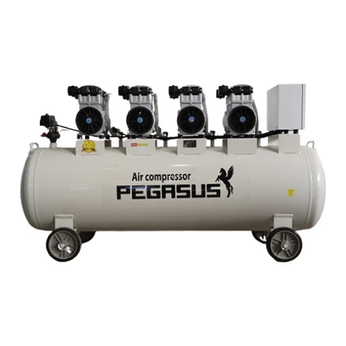 Máy Nén Khí Không Dầu Giảm Âm Pegasus 6Hp 500L TM-OF1100X4-500L 380V