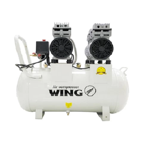 Máy Nén Khí Không Dầu Giảm Âm Wing 2HP 50L TW-OF750X2-50L
