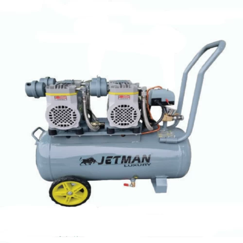 Máy Nén Khí Không Dầu Jetman 40L 3Hp NKF-1180x2T40 Lên Hơi Nhanh