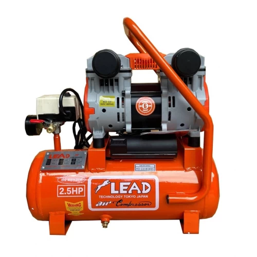 Máy Nén Khí Không Dầu Lên Hơi Nhanh 2.5HP 15L Lead LE 25-15