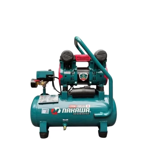 Máy Nén Khí Không Dầu Tốc Nhanh Siêu Êm 1200W 15L Nakawa NK-BH1615E