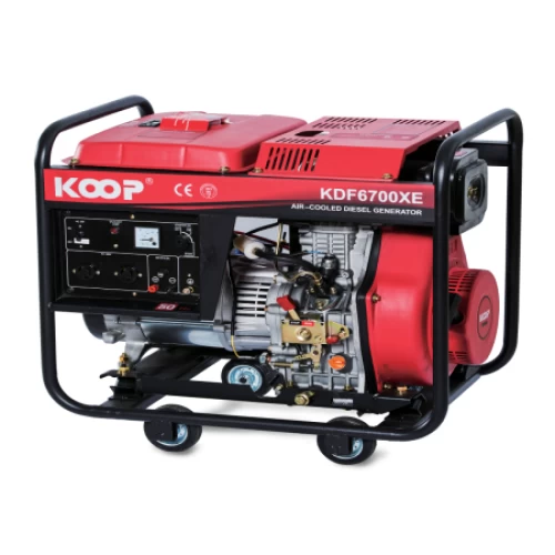 Máy Phát Điện Chạy Dầu 5Kw Koop KDF6700XE Đề