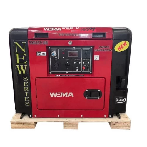 Máy Phát Điện Chạy Dầu 5Kw Weima WM6600CES-U Siêu Cách Âm