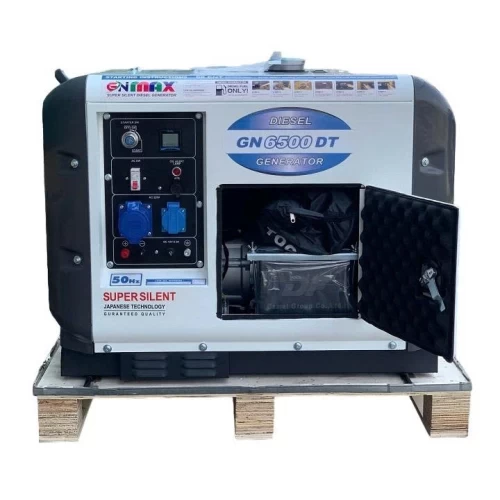 Máy Phát Điện Chạy Dầu 6KVA Gnmax GN6500DT Siêu Cách Âm