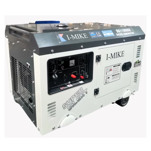 Máy Phát Điện Chạy Dầu I-Mike 10Kva DG11000SE Siêu Chống Ồn