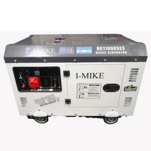 Máy Phát Điện Chạy Dầu I-Mike 10Kva DG11000SE3 Siêu Chống Ồn 3 Pha