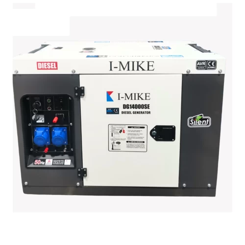 Máy Phát Điện Chạy Dầu I-Mike 9Kw DG14000SE Siêu Chống Ồn