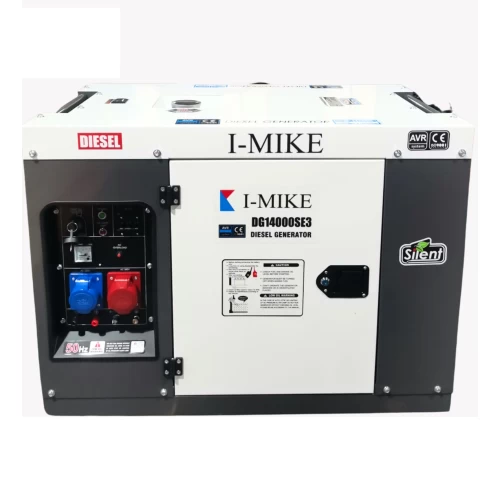 Máy Phát Điện Chạy Dầu I-Mike 9Kw DG14000SE3 Siêu Chống Ồn 3 Pha