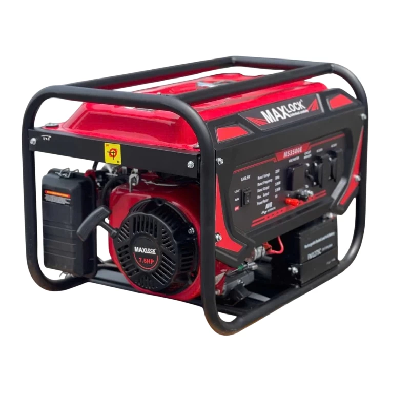 Máy Phát Điện Chạy Xăng 3Kw Maxlock MS3500E Đề