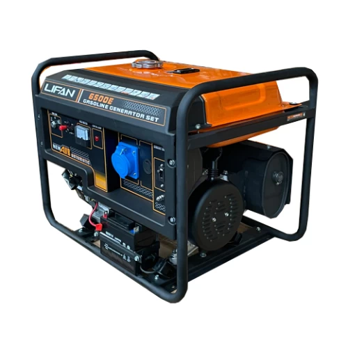 Máy Phát Điện Chạy Xăng 5Kw Lifan 6500E Đề Nổ