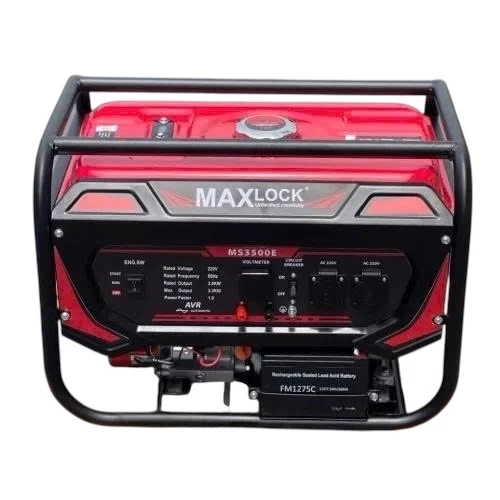 Máy Phát Điện Chạy Xăng 5Kw Maxlock MS6500E Đề