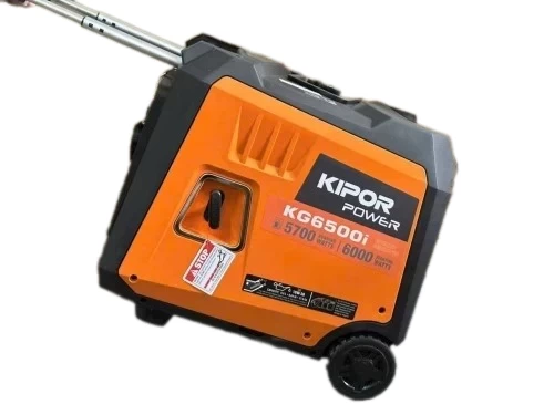 Máy Phát Điện Chạy Xăng Inverter Kipor 6kw KG6500i Siêu Cách Âm Có Đề
