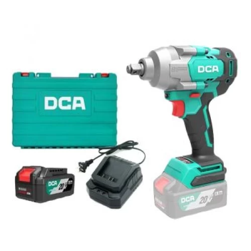 Máy Siết Bu Lông Dùng Pin DCA ADPB698 (TYPE DM) BLDC - Thân Máy, 1 Pin 20V 5ah, Sạc, Hộp Nhựa